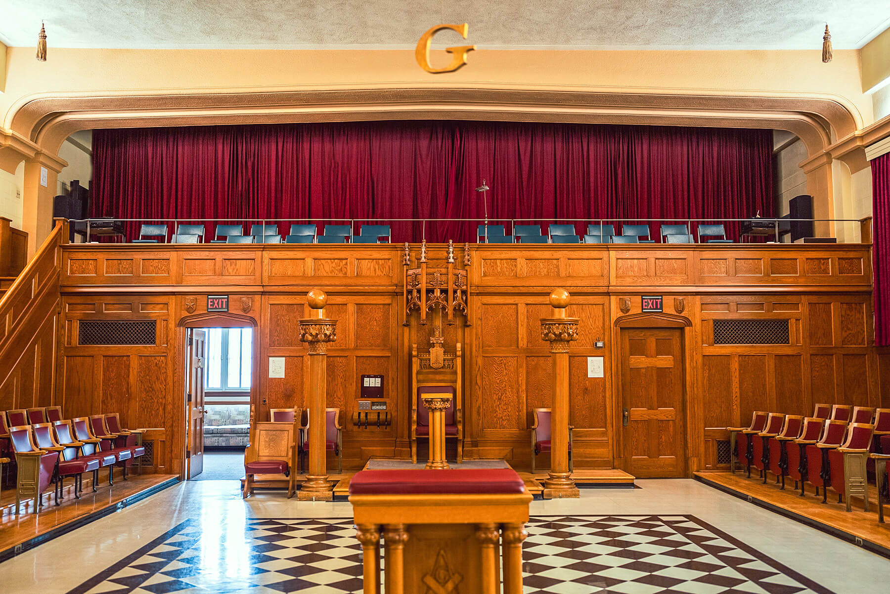 Interior of Freemasons' Hall