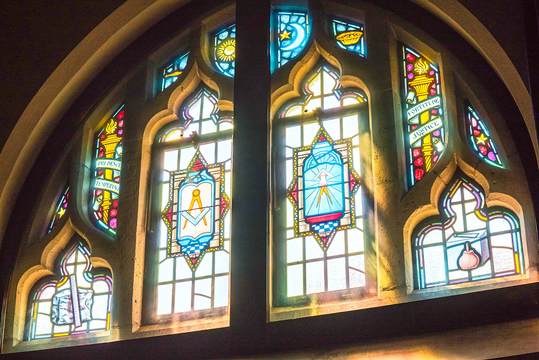 Century-old stained glass masterworks